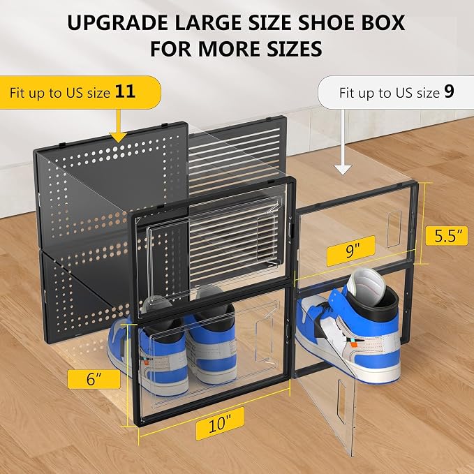 12 Pack X Large Shoe Storage Organizer - Image 5