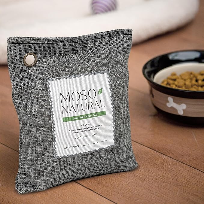Moso Natural Air Purifying Bag 200g Bamboo Charcoal Odor Absorber - Image 6