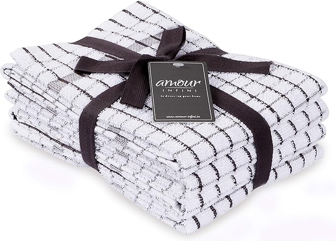 AMOUR INFINI Kitchen Towels Set of 4 by AmourInfini