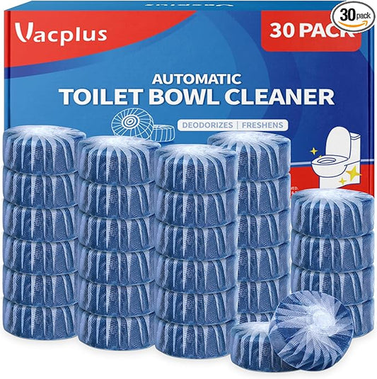Vacplus Automatic Toilet Bowl Cleaner Tablets, Bathroom Toilet Tank Cleaner by Vacplus