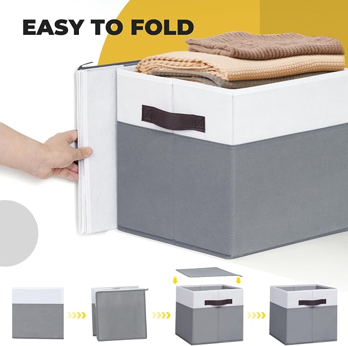 Criusia Storage Cubes -11 inch Closet Organizers and Storage Bins - Image 7