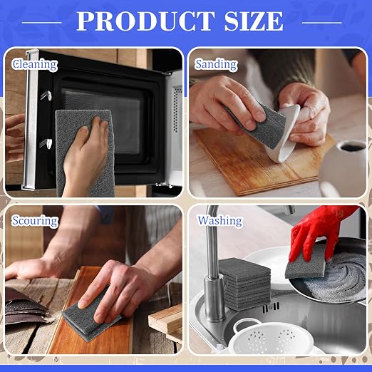 50 Pcs 7447 Fine General Purpose Scuff Pads 6 X 9 Inch Abrasive Hand Sanding - Image 7