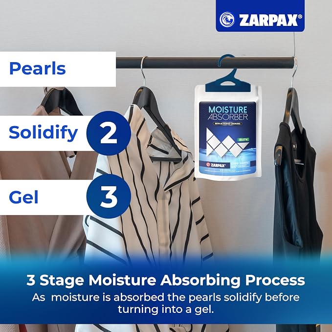Moisture Absorber Sachets Activated Charcoal 7.5 oz/212g - Image 7