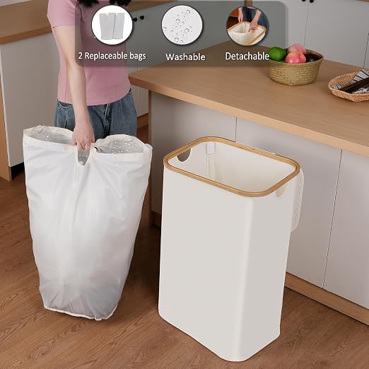 29 Gallons Recycling Bins for Kitchen, Indoor Recycle Bins - Image 4