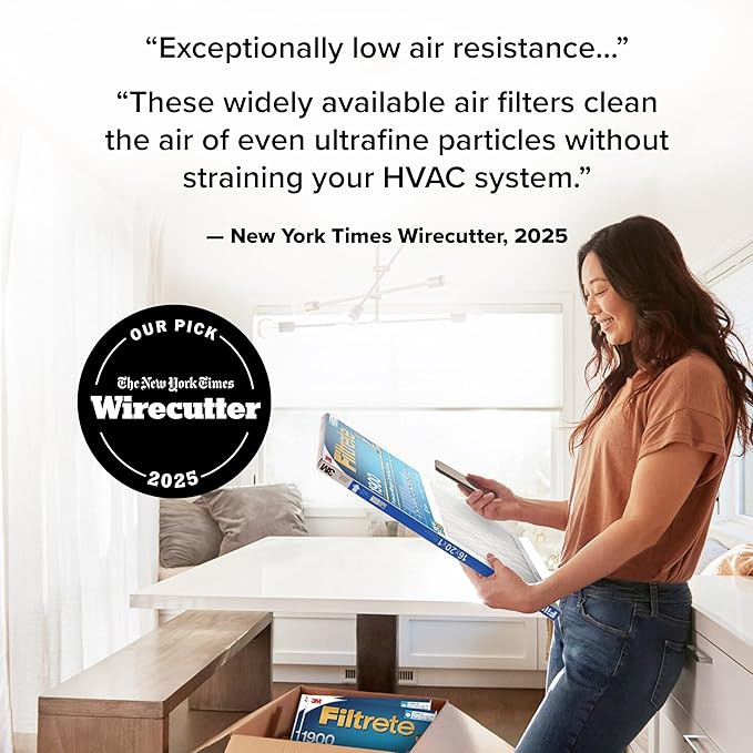 Filtrete 20x20x1 AC Furnace Air Filter, MERV 13, MPR 1900, Premium Allergen - Image 2