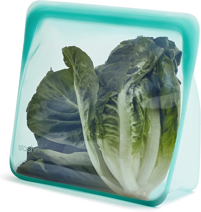 Stasher Premium Silicone Reusable Food Storage Stand-Up Bag Mega, Sous Vide by Stasher