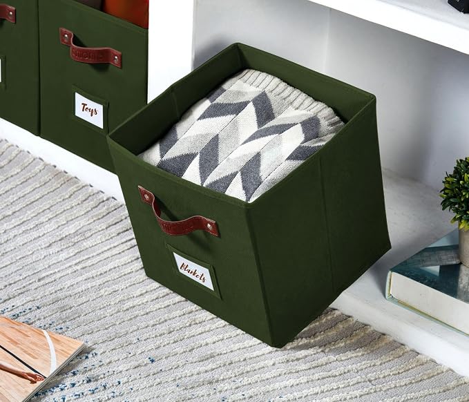 DECOMOMO Storage Cubes, Fabric Organizer Bins - Image 9