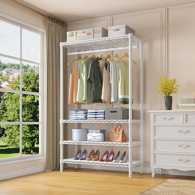 VIPEK V1 Wire Garment Rack 4 Tiers Heavy Duty Clothes Rack - Image 2