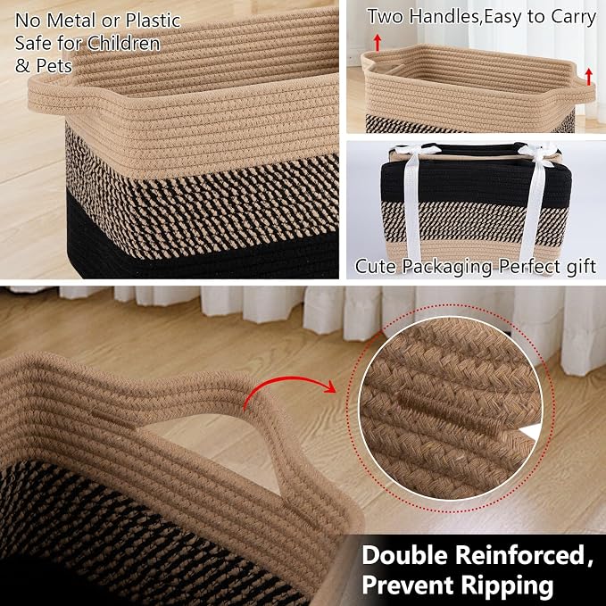 OIAHOMY Storage Basket, Woven Baskets - Image 6