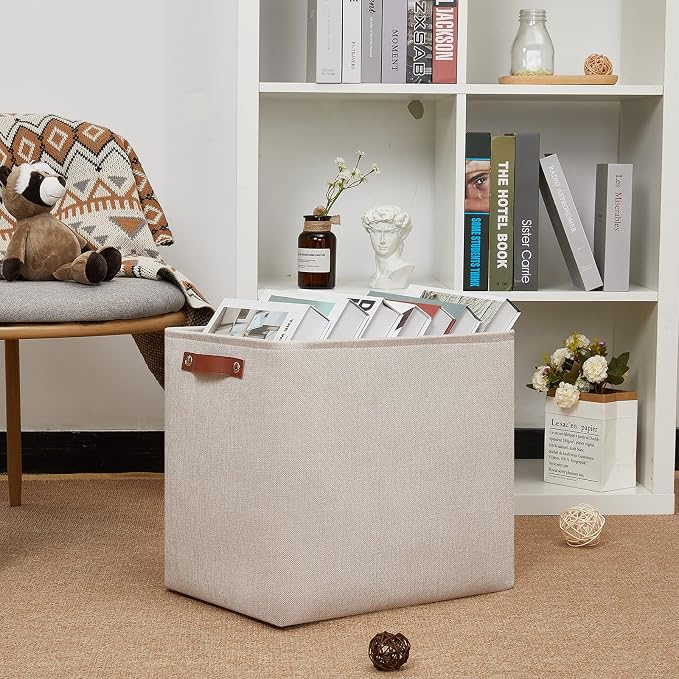 DULLEMELO Fabric Storage Basket, Large Storage Bin - Image 3