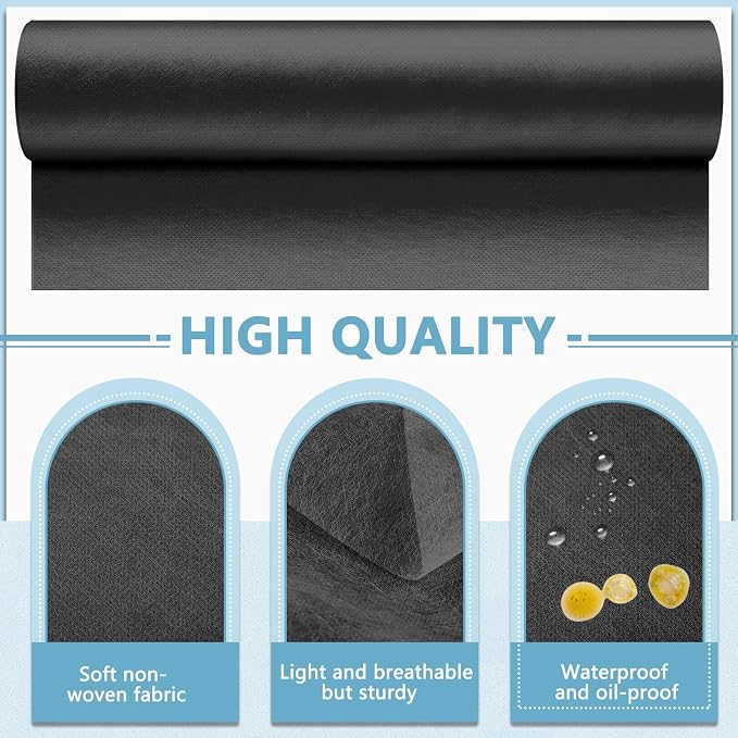 Tudomro 2 Roll Disposable Non Woven Bed Sheets 24 x 71 Inch Massage Table Paper - Image 3