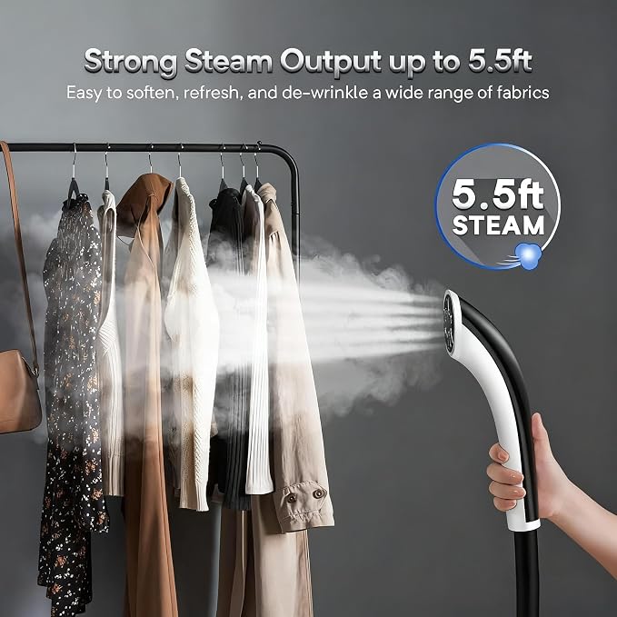 Steamer for Clothes, 1500W Standing Garment Steamer - Image 4