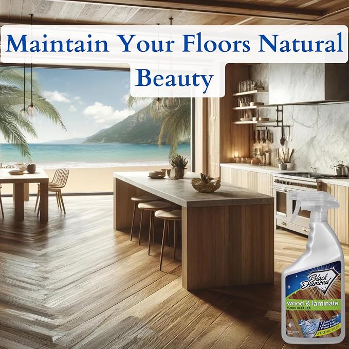 Black Diamond Stoneworks Wood & Laminate Floor Cleaner- Ready to Use Non-Toxic - Image 5