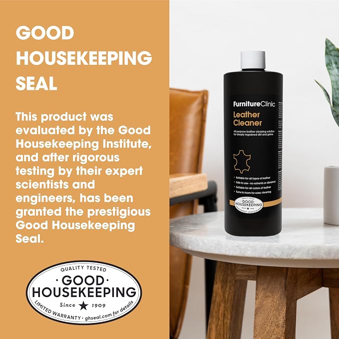 Furniture Clinic Leather Cleaner | Non-Toxic | Removes Dirt & Grime | - Image 5