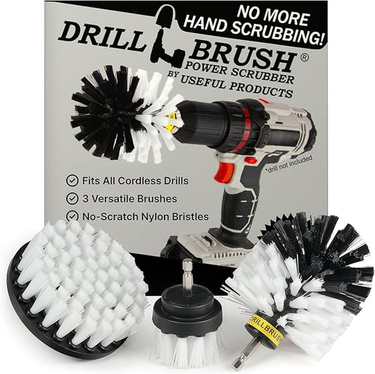 Drillbrush Car Detailing Kit | Drill Brush Set – Soft Bristle Power Scrubber by Drillbrush