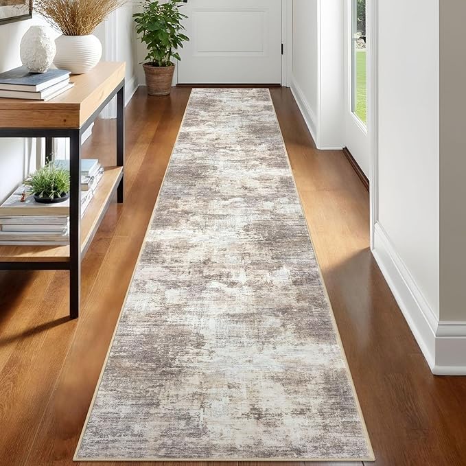 IOHOUZE Abstract Runner Rug 2x12 Ft Washable Runners by iOhouze