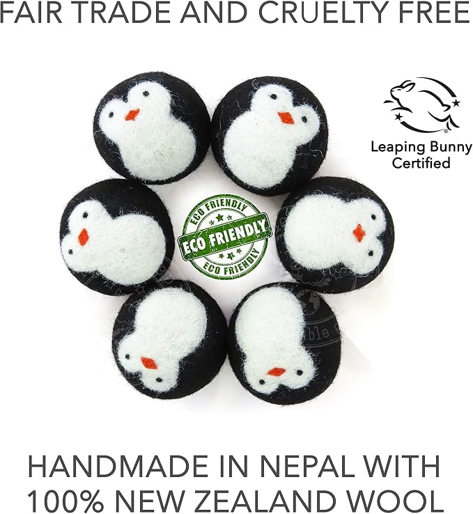 Friendsheep Wool Dryer Balls, Organic Fair Trade Reusable Fabric Softener - Image 6