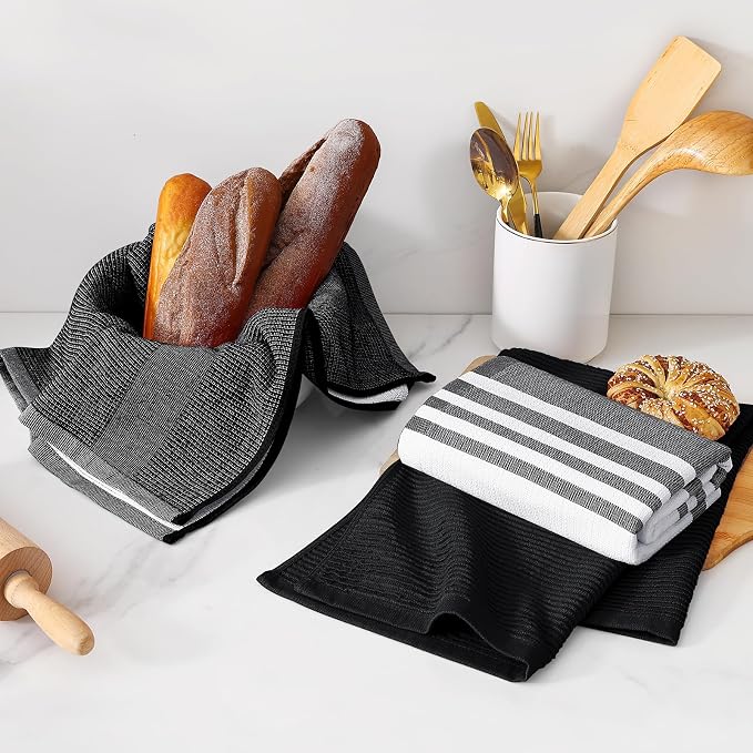 Homaxy Premium Kitchen Towels, Large Cotton 380 GSM Kitchen Hand Towels - Image 6