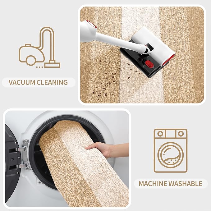 Kitinjoy Indoor Outdoor Door Mat, 30x17 Non-Slip Absorbent Dirt Trapper - Image 5