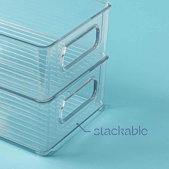 Plastic Food Storage Clear Container Bin - Image 4