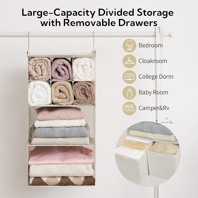 GRANNY SAYS Hanging Closet Organizer - Image 5