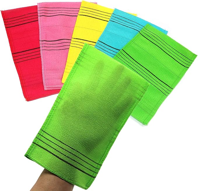 Korean Exfoliating Mitt, Large Size, 5 Colors, Back and Body Exfoliating by NEPURE_OFFICIAL
