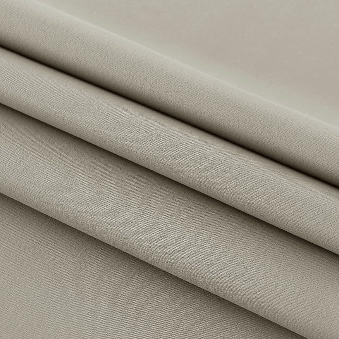 DWCN French Door Curtains – Rod Pocket Thermal Blackout Curtain - Image 5