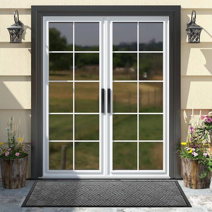 Yimobra Large Door Mat 47x24, All-Weather Waterproof Non-Slip Welcome Matt - Image 3