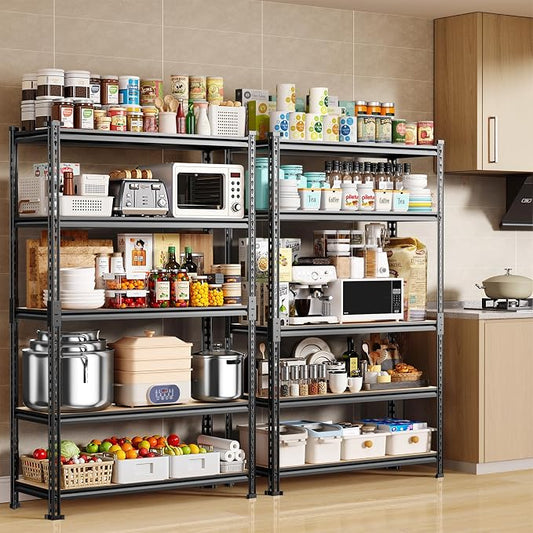 TigerParty 2050LBS Heavy Duty Garage Shelving, 5-Tier Adjustable Storage Shelves - Image 2