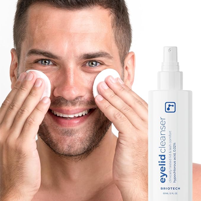BRIOTECH Eyelid Cleanser, Hypochlorous Acid Spray, Lid & Eyelash Cleanser - Image 7