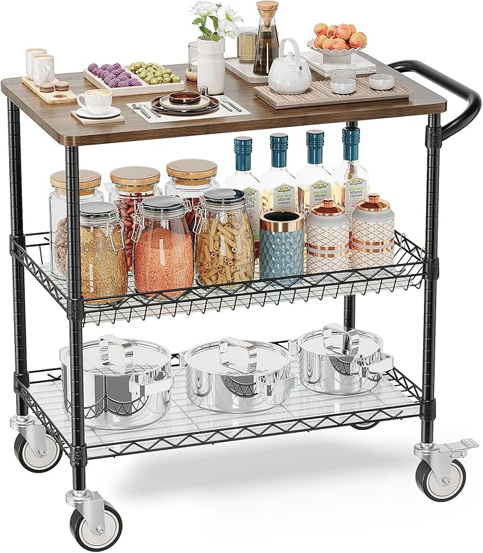 Leteuke Rolling Kitchen Carts by Leteuke