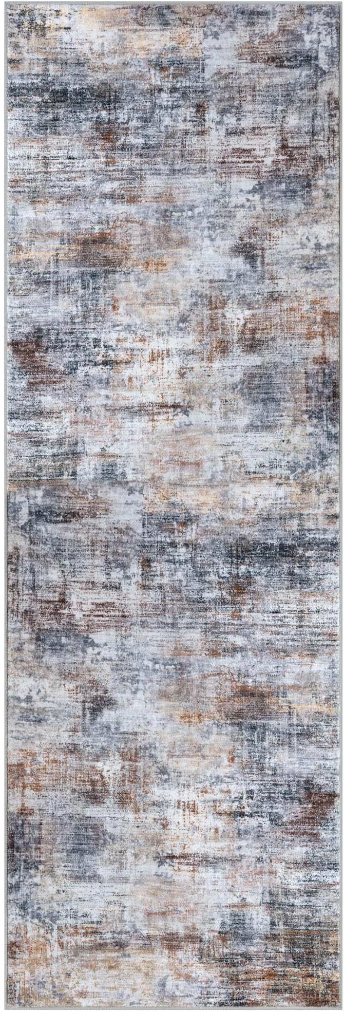 IOHOUZE Abstract Runner Rug 3x8 Ft Washable Runners - Image 9