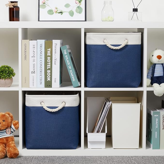 Temary Storage Baskets for Shelves, Decorative Basket - Image 5