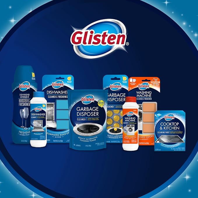Glisten Dishwasher Cleaner, Removes Limescale, and Grease, Lemon Scent - Image 8