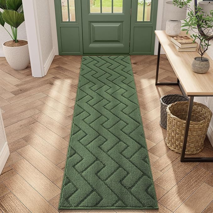 hicorfe Indoor Doormat, Front Back Door Mat Rubber Backing Non Slip Door Mats by Hicorfe