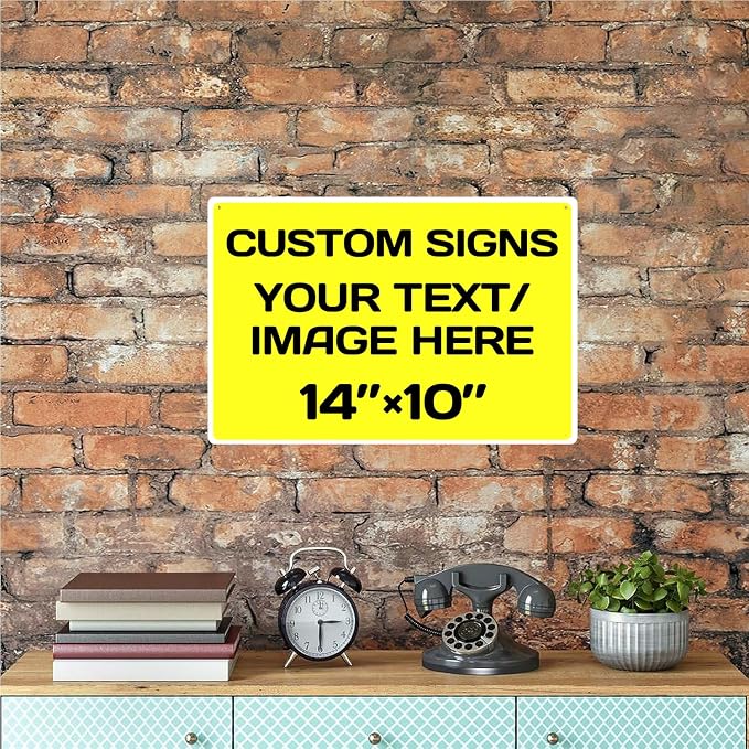 Repaly Personalized signs, Aluminum Weatherproof Metal Sign Multiple Sizes - Image 7