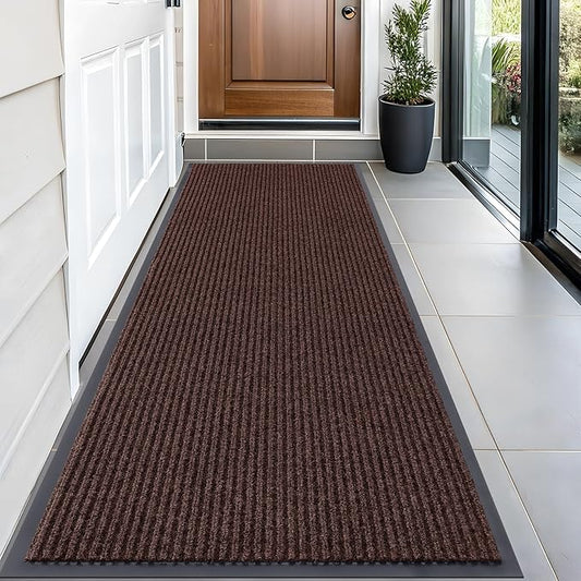 OLANLY Front Door Mat Indoor Outdoor Entrance, Waterproof Heavy Duty Doormat by OLANLY
