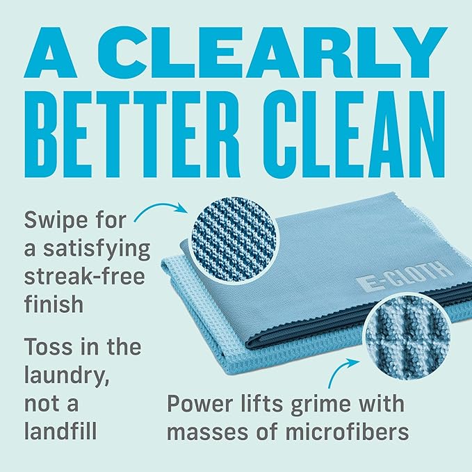 E-Cloth Microfiber Cleaning Cloth Glass Kit - Image 5