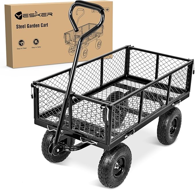 Yesker Steel Garden Carts by YESKER