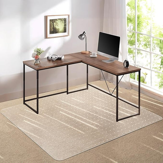 Kuyal Desk Chair Mat for Carpet, Office and Home, Easy Glide, Protects Floors by Kuyal