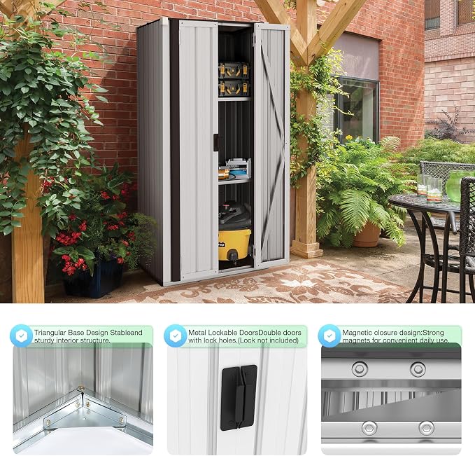 AECOJOY Outdoor Storage Cabinet Waterproof - Image 6