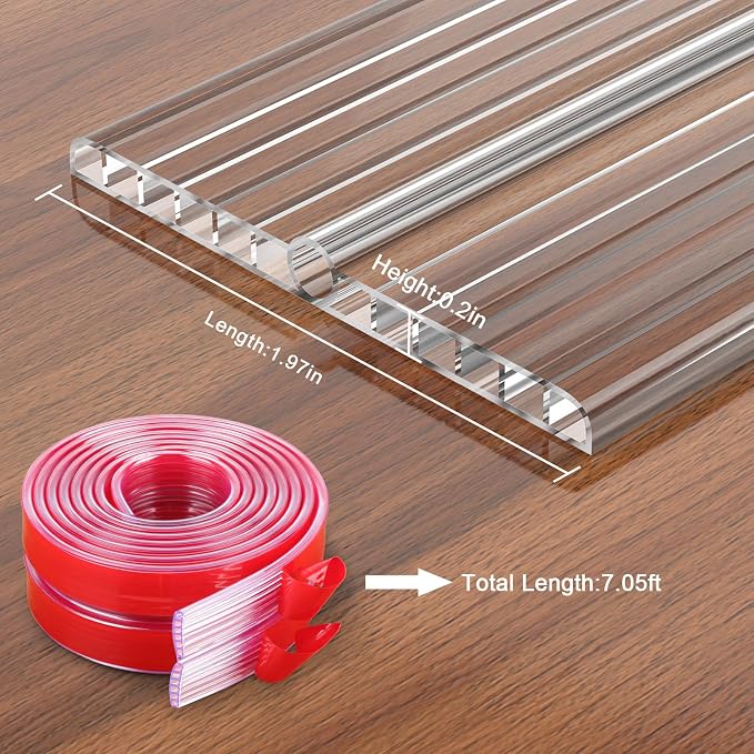 HOMREALM Baby Proofing 7.05ft Long Corner Protector Baby Corner Guards - Image 2
