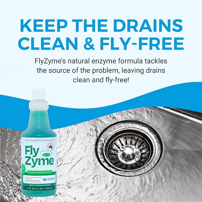 Kinzua Environmental Fly-Zyme, Highly Concentrated Enzyme Drain Cleaner - Image 2