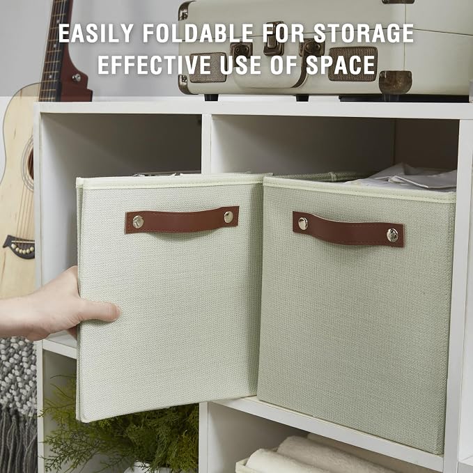 Collapsible Fabric Storage Cube Bins - Image 4