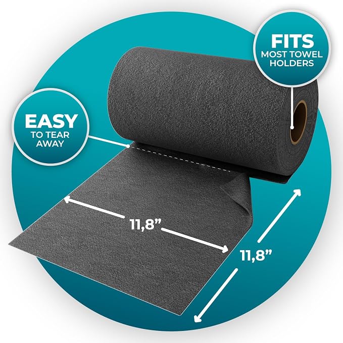 100 Pack Microfiber Cleaning Cloth Roll - Image 3