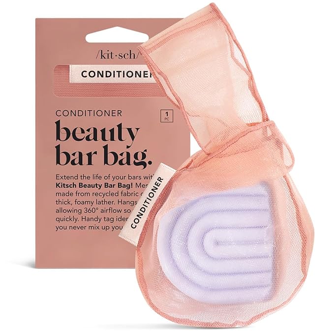 Kitsch Bar Soap Saver Bag – Patented Mesh Bag Soap Holder by Kitsch