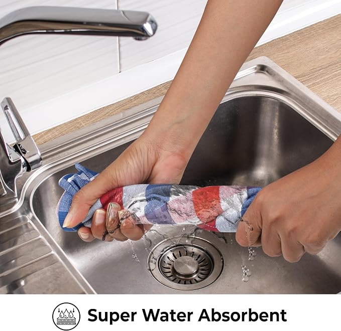 July 4th KitchenTowels Patriotic DishTowels 100% Cotton 18X28 Inches Highly - Image 5