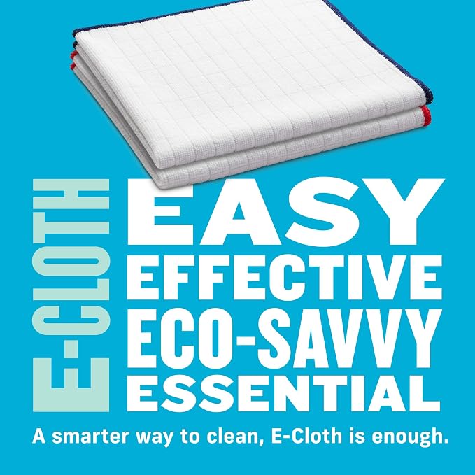 E-Cloth Wash & Wipe Dish Cloth, Microfiber Cleaning Cloth Reusable Paper Towel - Image 7