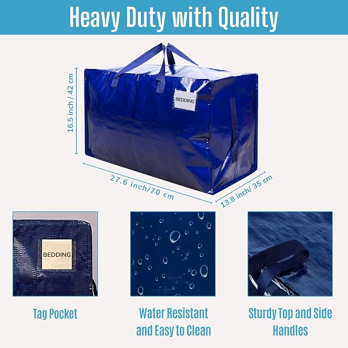 VENO 2 Pack Moving and Storage Bags, Heavy Duty, Alternative to Moving Boxes - Image 3