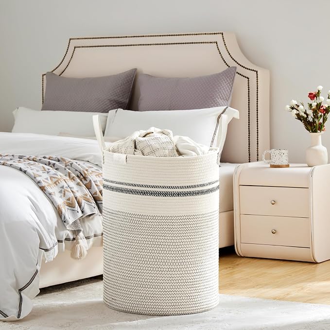 VIPOSCO Tall Laundry Basket, Large Dirty Clothes Hamper